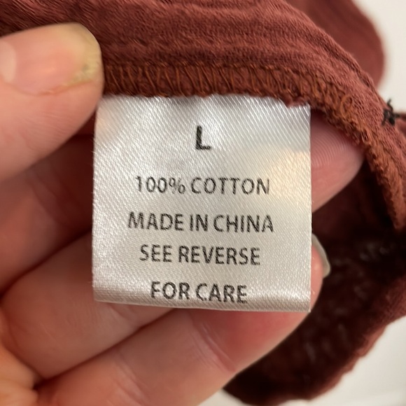 The Impeccable Pig Rust Sleeveless Dress - Picture 4 of 5